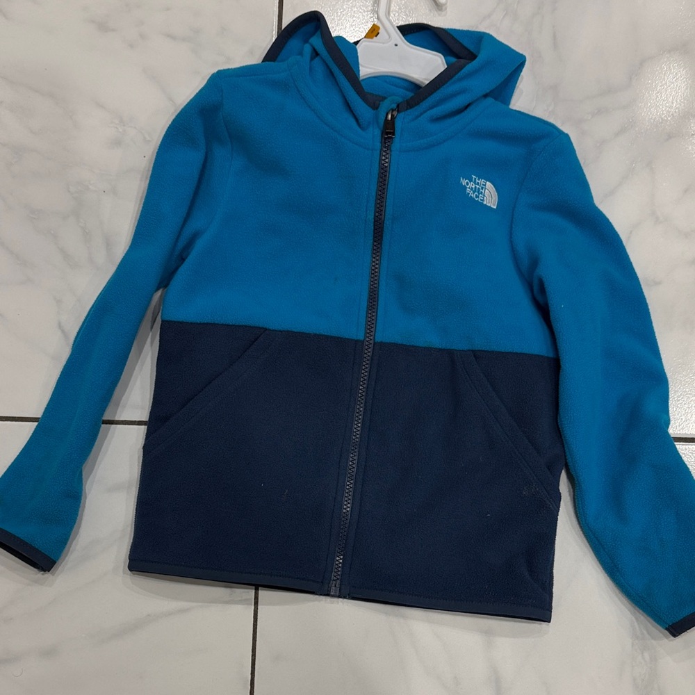 The North Face Kids Two-Tone Blue Hoodie